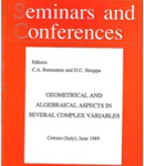 Geometrical and Algebraical Aspects in Several Complex Variables