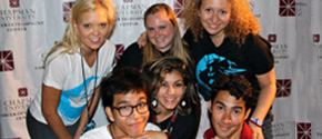 students sitting