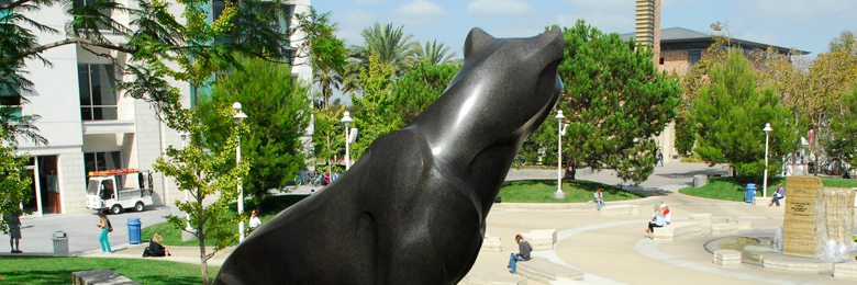 Katie Panther on hill overlooking Attallah Piazza