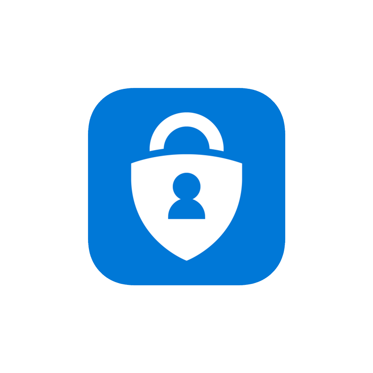 Microsoft's blues shield authenticator app logo.