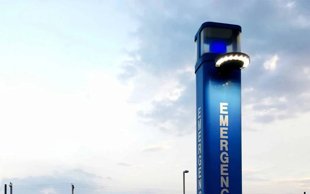 blue phone