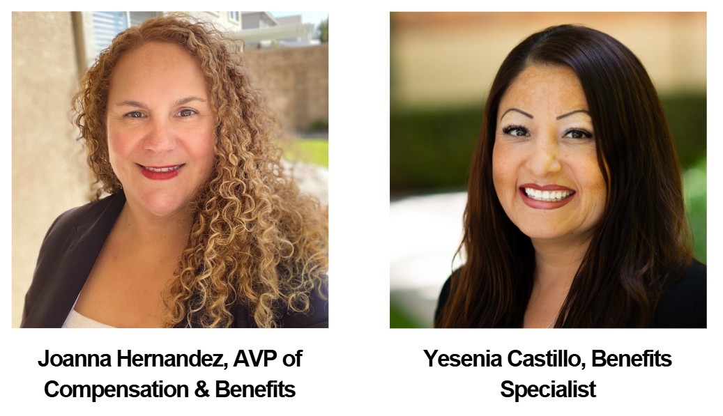benefits team headshots and titles