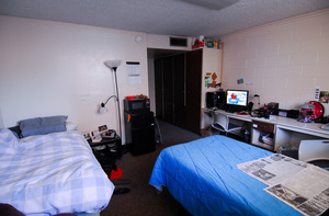 A room in Morlan Hall.