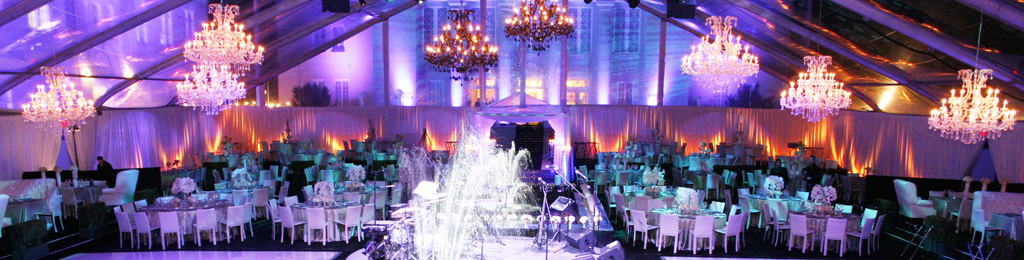 American celebration tent