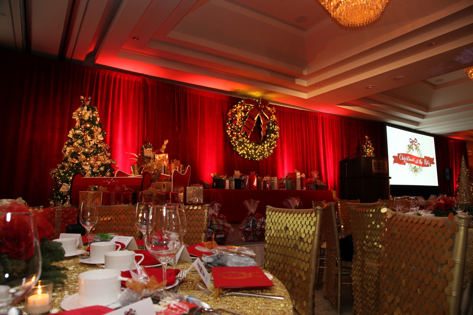 Christmas at The Ritz ballroom