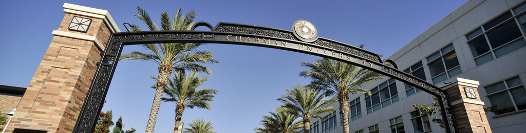 Schmid Gate at Chapman University