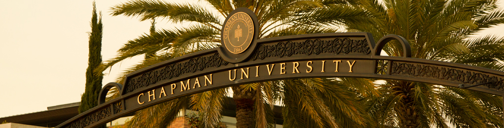 Chapman University's Schmid Gate
