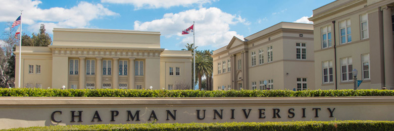 Memorial Hall  and historic buildings at Chapman University