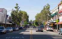 Old Towne Orange in southern California, just south of Chapman's Orange Campus.