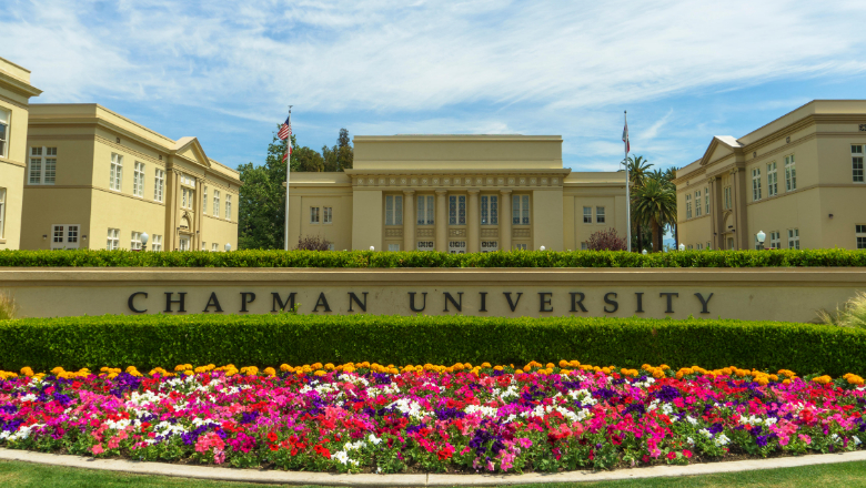 Chapman University sign