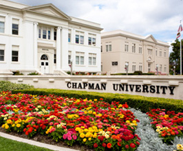 Memorial Hall and Chapman Sign