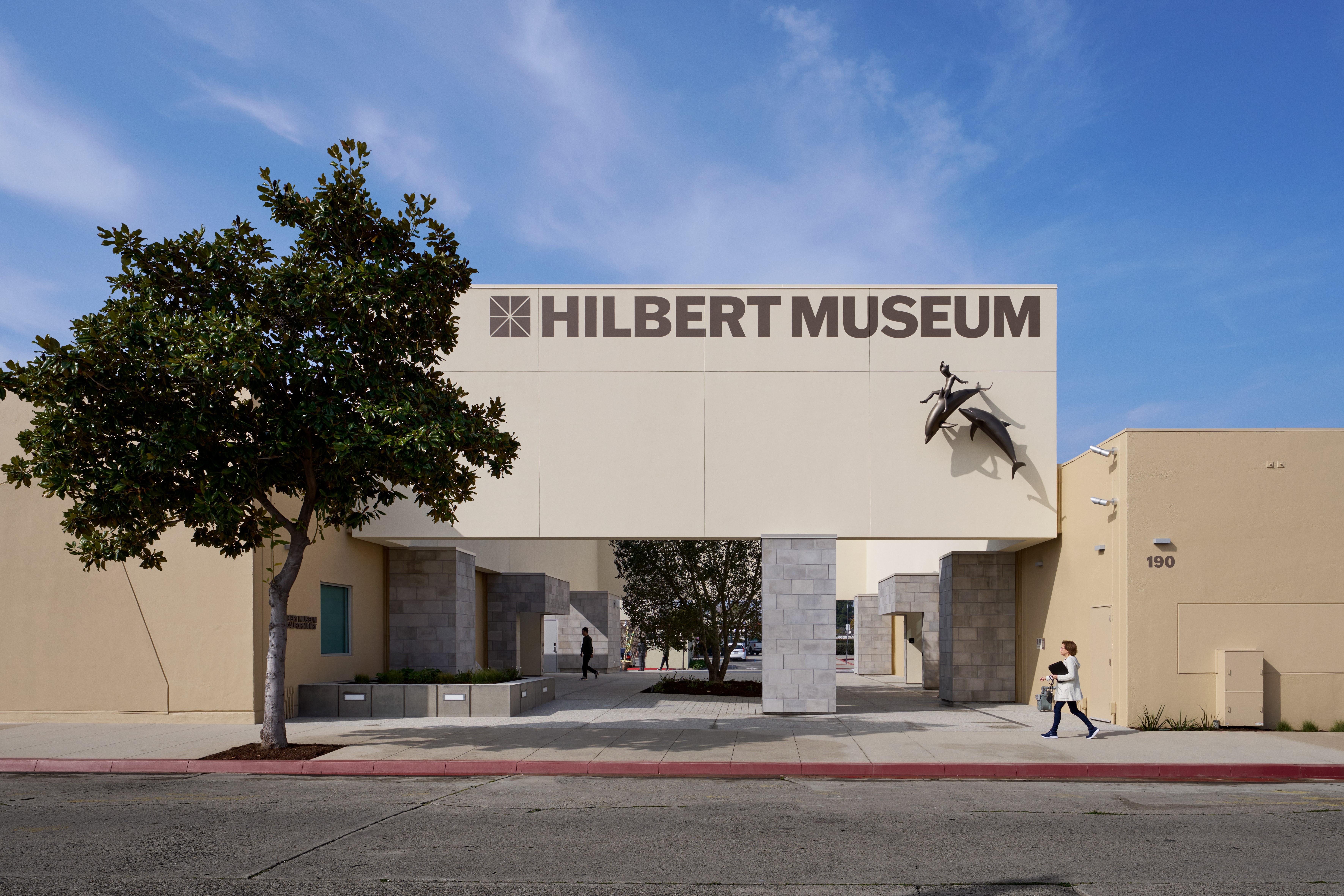 Hilbert Museum east courtyard