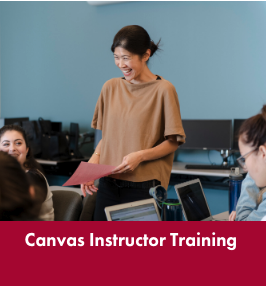 Instructure teaching in class.