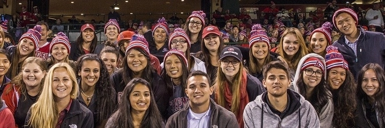 Chapman MLD Students at a Los Angeles Angels of Anaheim baseball game.