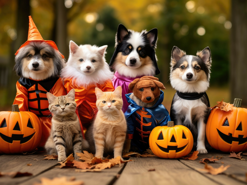 pets in costumes