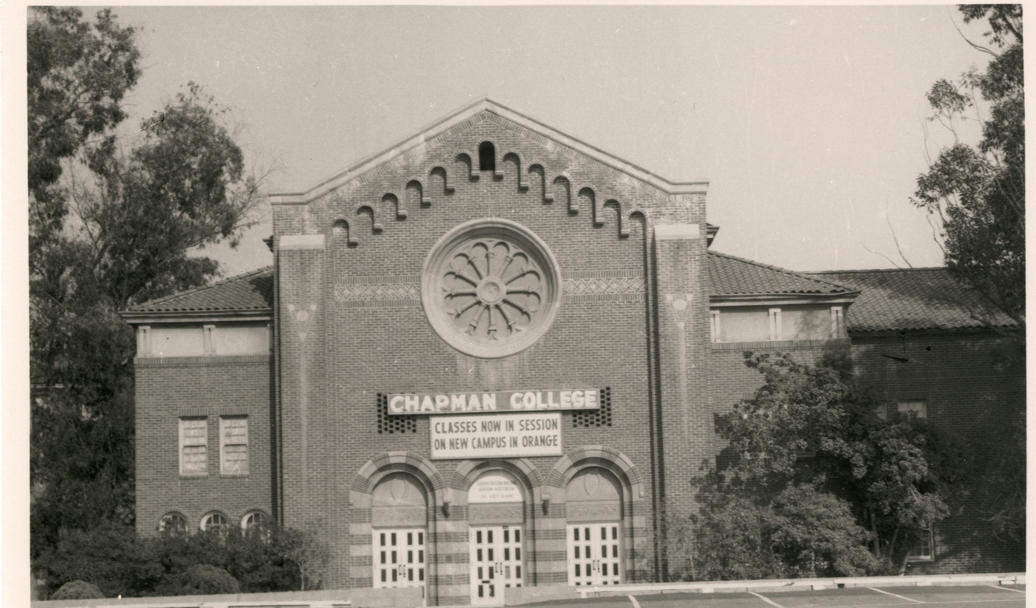 5. Fine Arts Building, California Christian College, now known as Chapman University, Los Angeles, 1927. (University Archives)