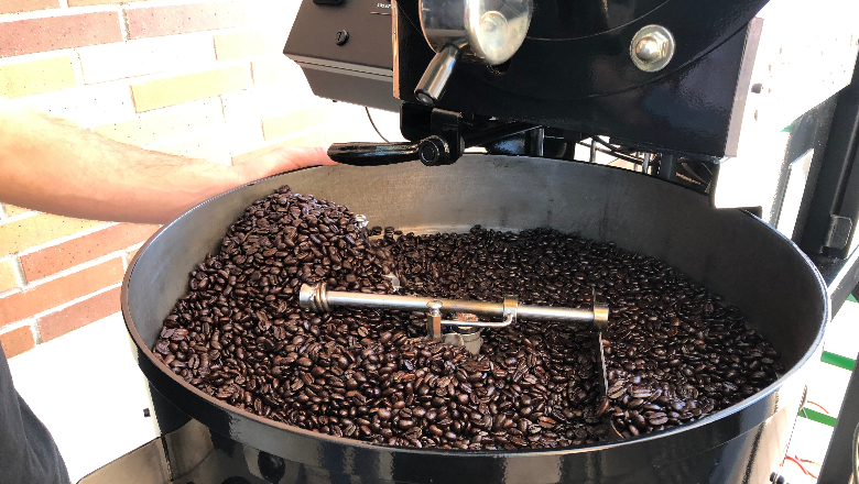 Coffee Beans roasted using San Franciscan Coffee Roaster 