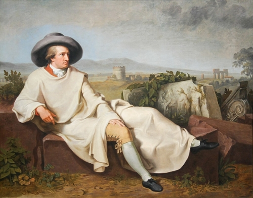 Goethe in the Campagna, 1787. Städel Museum, Frankfurt. 